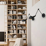 Adjustable Black Reading Wall Light