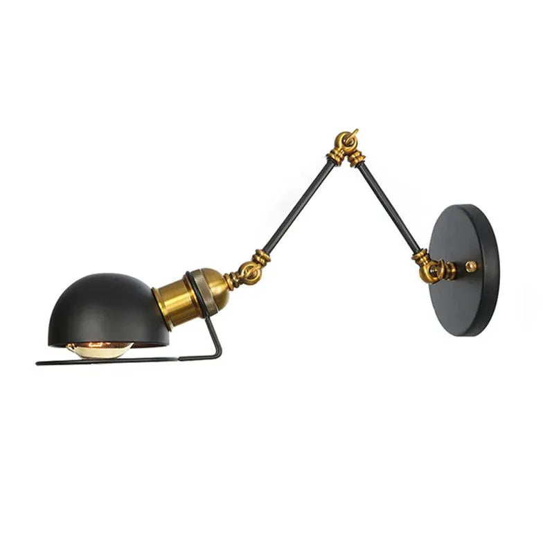 Matte black Adjustable industrial Reading Light