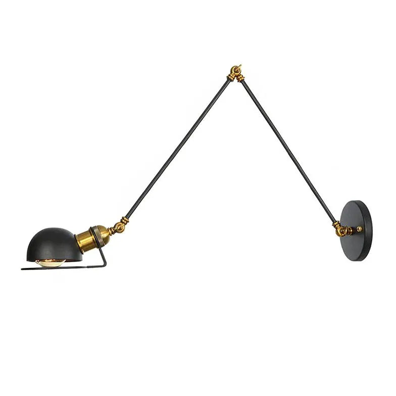 Matte black Adjustable industrial Reading Light