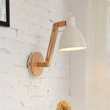 Adjustable Wooden Industrial Wall Lights