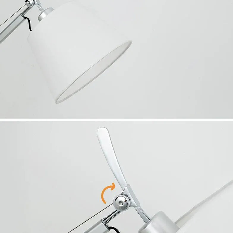 Sliver Swing Arm Plug in Wall Lights