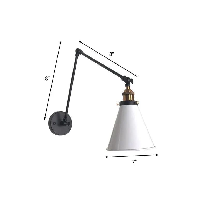 Adjustable Cone Industrial Reading Light