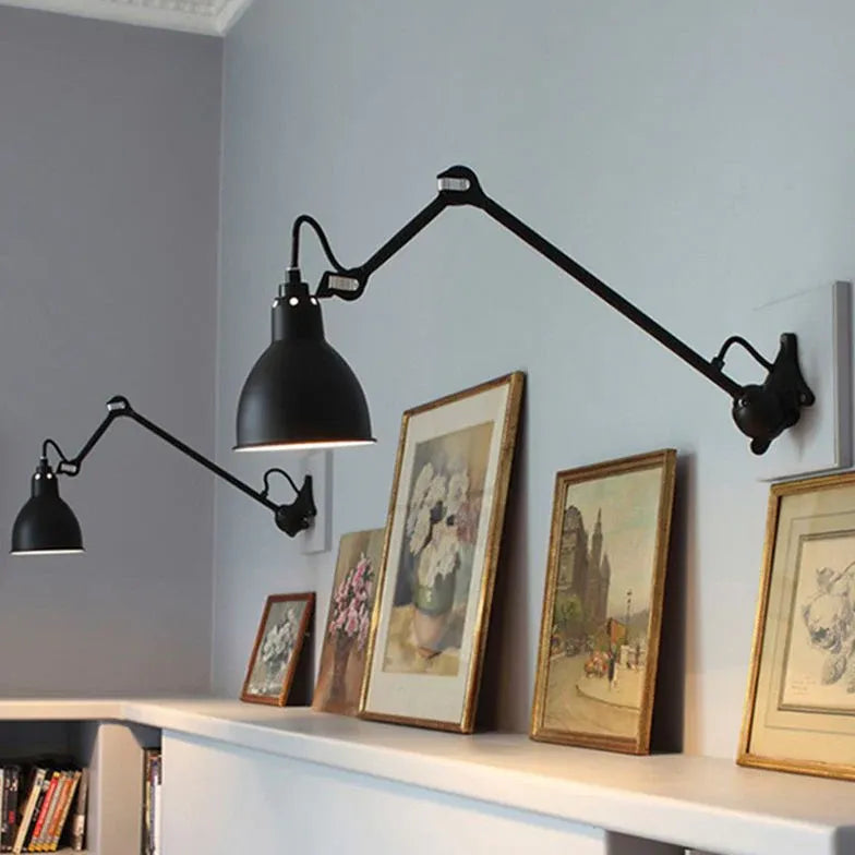 Industrial Adjustable Plug in Wall Lights