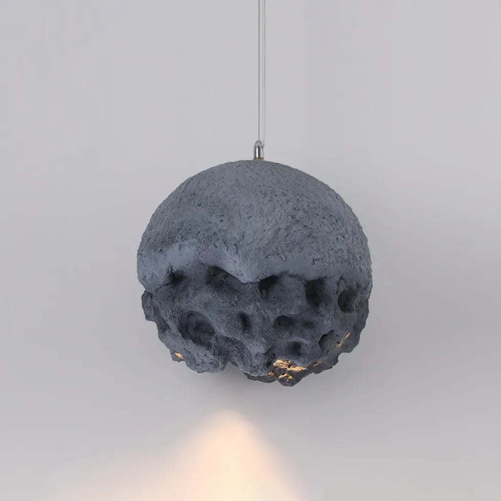 Irregular Imitation Rock Shade Dining Room Pendant Light