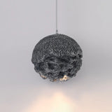 Irregular Imitation Rock Shade Dining Room Pendant Light
