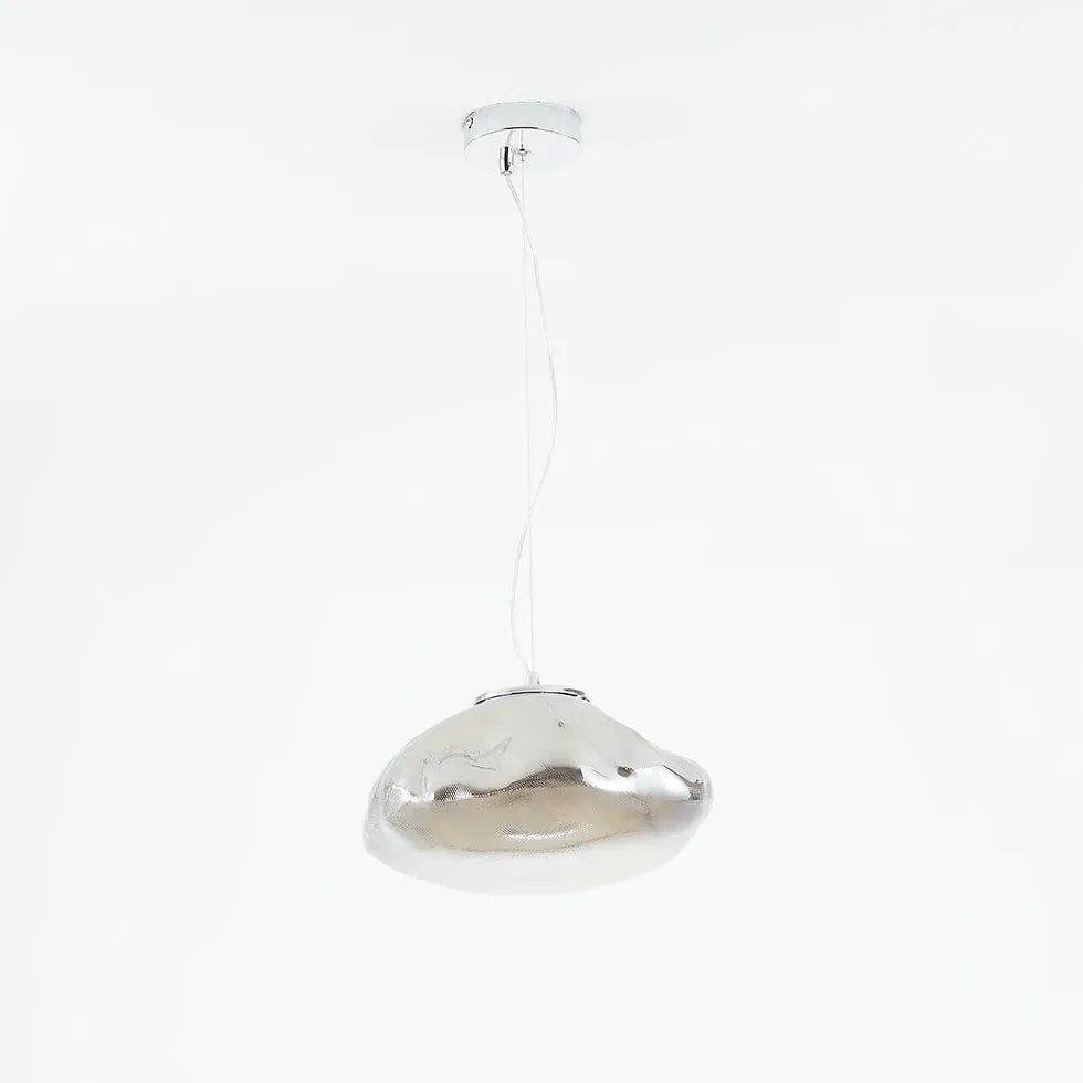 Irregular Shaped Glass Shade Modern Pendant Light