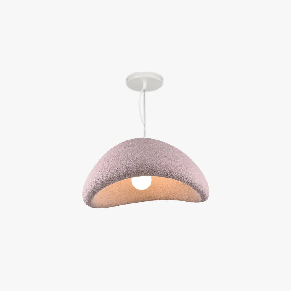 Polystyrene Modern Pink Bedroom Pendant Light