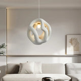 Spherical Hollow Lampshade Sand Modern Pendant Light