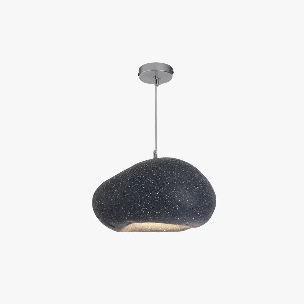 Irregular Shape Speckled Lampshade Modern Pendant Light