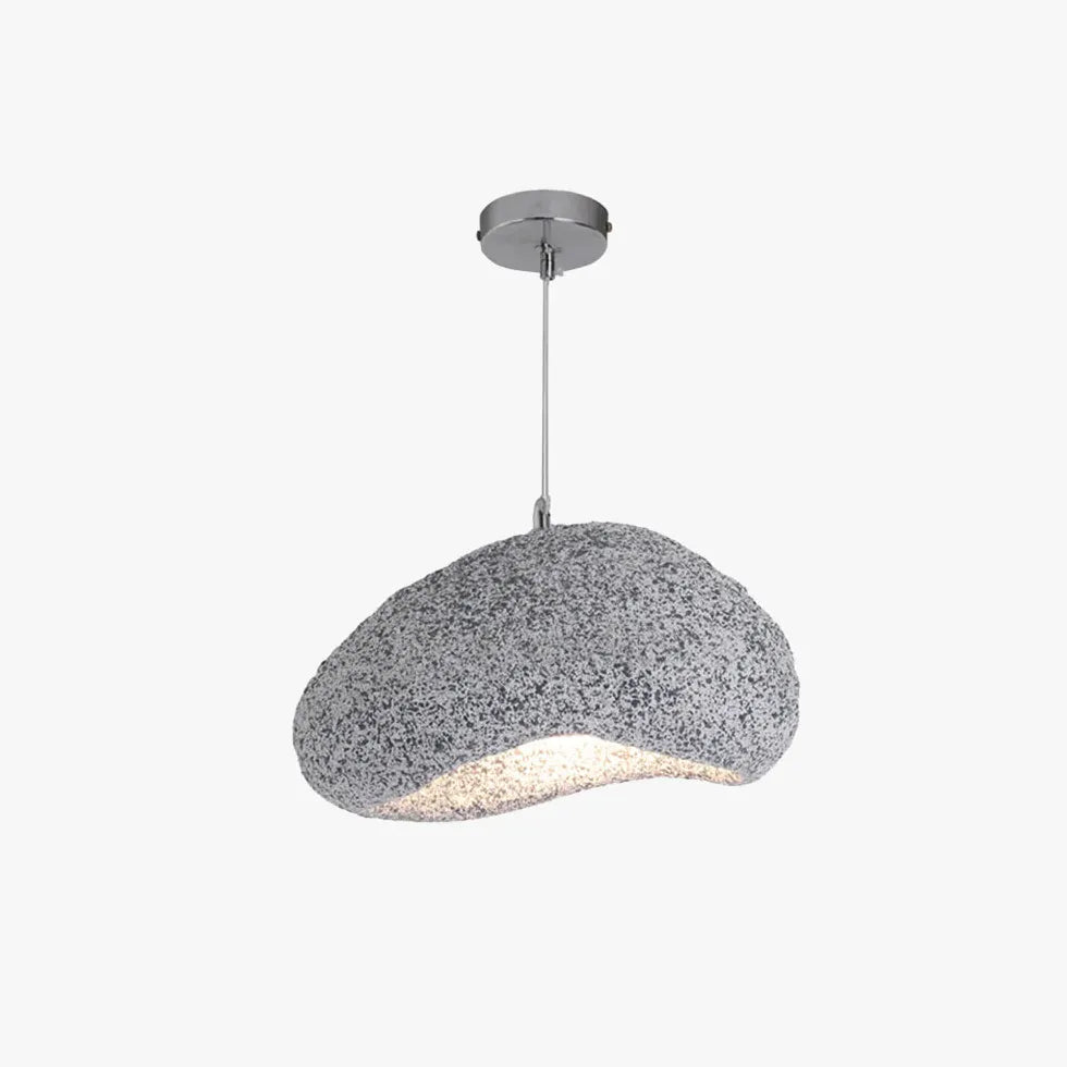 Faux Marble Irregular Shape Modern Pendant Light