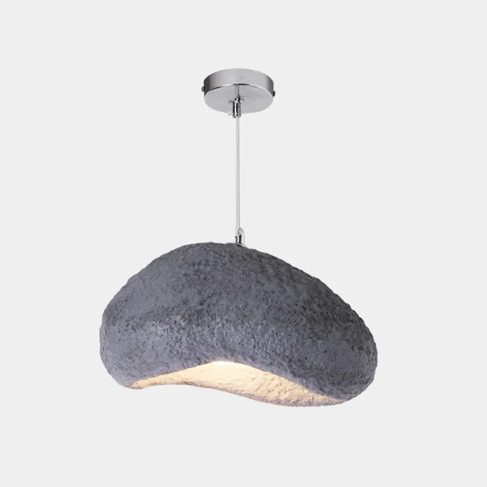 Faux Marble Irregular Shape Modern Pendant Light