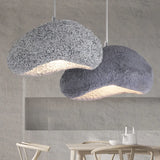 Faux Marble Irregular Shape Modern Pendant Light