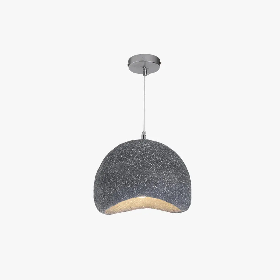 Faux Rock Texture Lampshade Modern Pendant Light