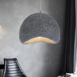 Faux Rock Texture Lampshade Modern Pendant Light