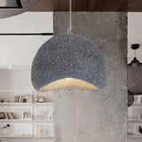 Faux Rock Texture Lampshade Modern Pendant Light