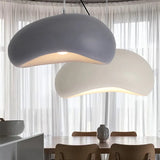 Pebble Texture Lampshade Modern Pendant Light