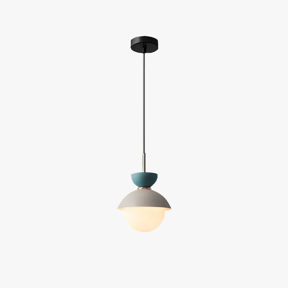 Colorful Lampshades Modern Glass Pendant Light