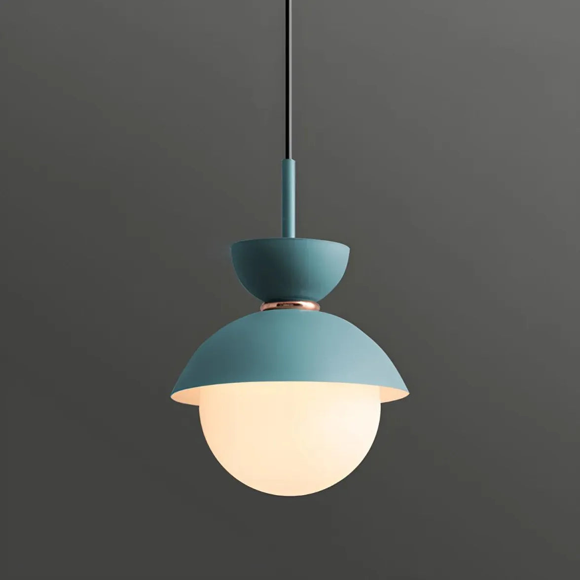 Colorful Lampshades Modern Glass Pendant Light