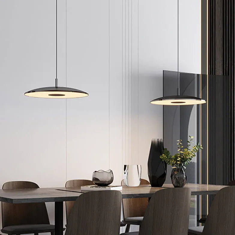 Thin Plate Dining Room Modern Pendant Light