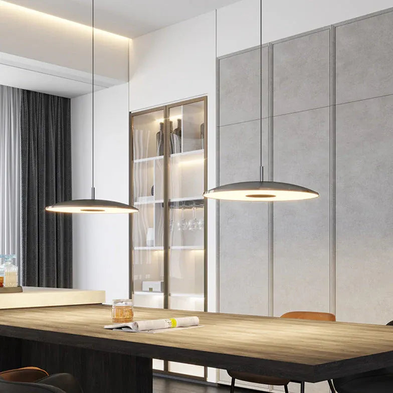 Thin Plate Dining Room Modern Pendant Light