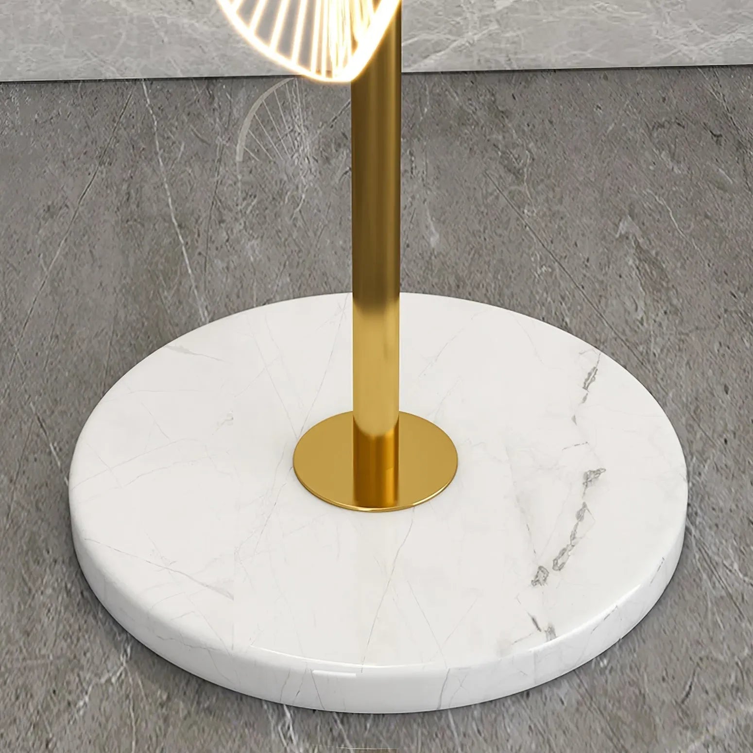 Multi-Head Acrylic Disc Decorative Floor Lamp