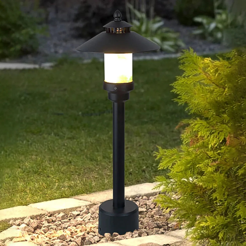 Cap Shaped Led Garden Bollard Lights