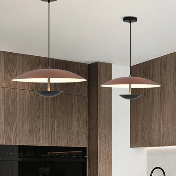 Metal Disc-shaped LED Kitchen Pendant Light