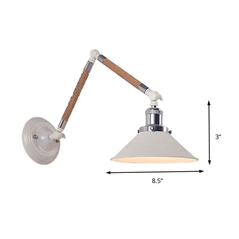 White Conical Countryside  Reading Light