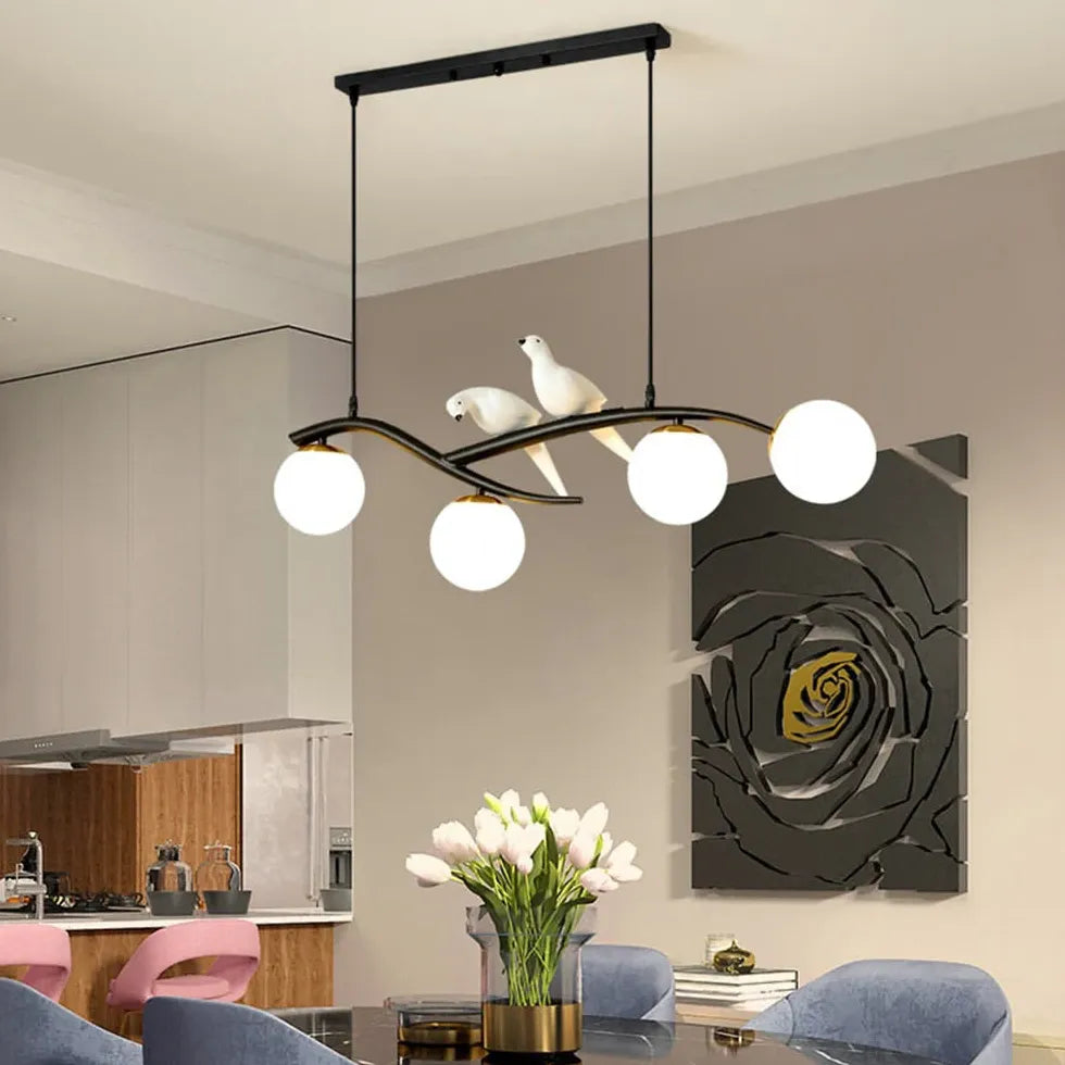 Creative White Bird Decor Kitchen Pendant Light