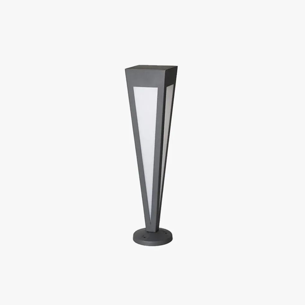 Triangular Solar Modern Pathway Outdoor Lights