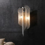 Silver Chain Modern Wall Lights