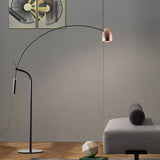 Adjustable Curved Linear Design Floor Lamp