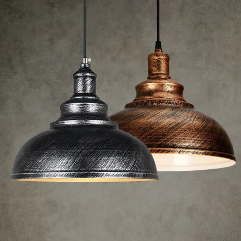 Semi-Sphere Vintage Industrial Pendant Light