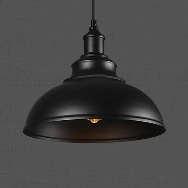 Semi-Sphere Vintage Industrial Pendant Light