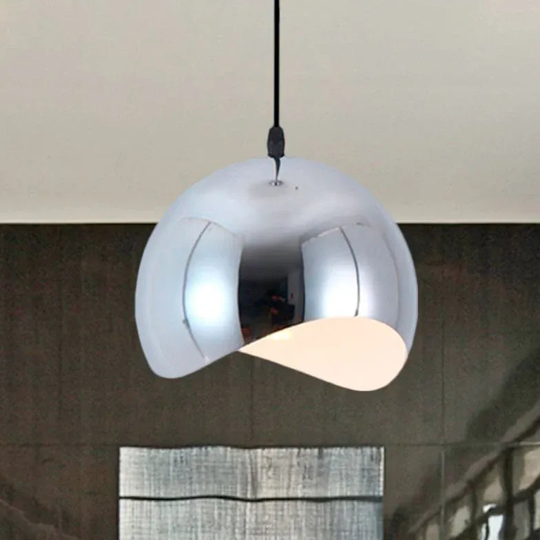 Hemispherical Streamlined Metal Kitchen Pendant Light