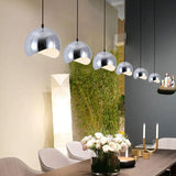 Hemispherical Streamlined Metal Kitchen Pendant Light