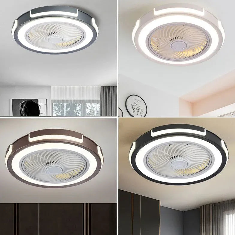 Ring-shaped LED White Kitchen Fan Light