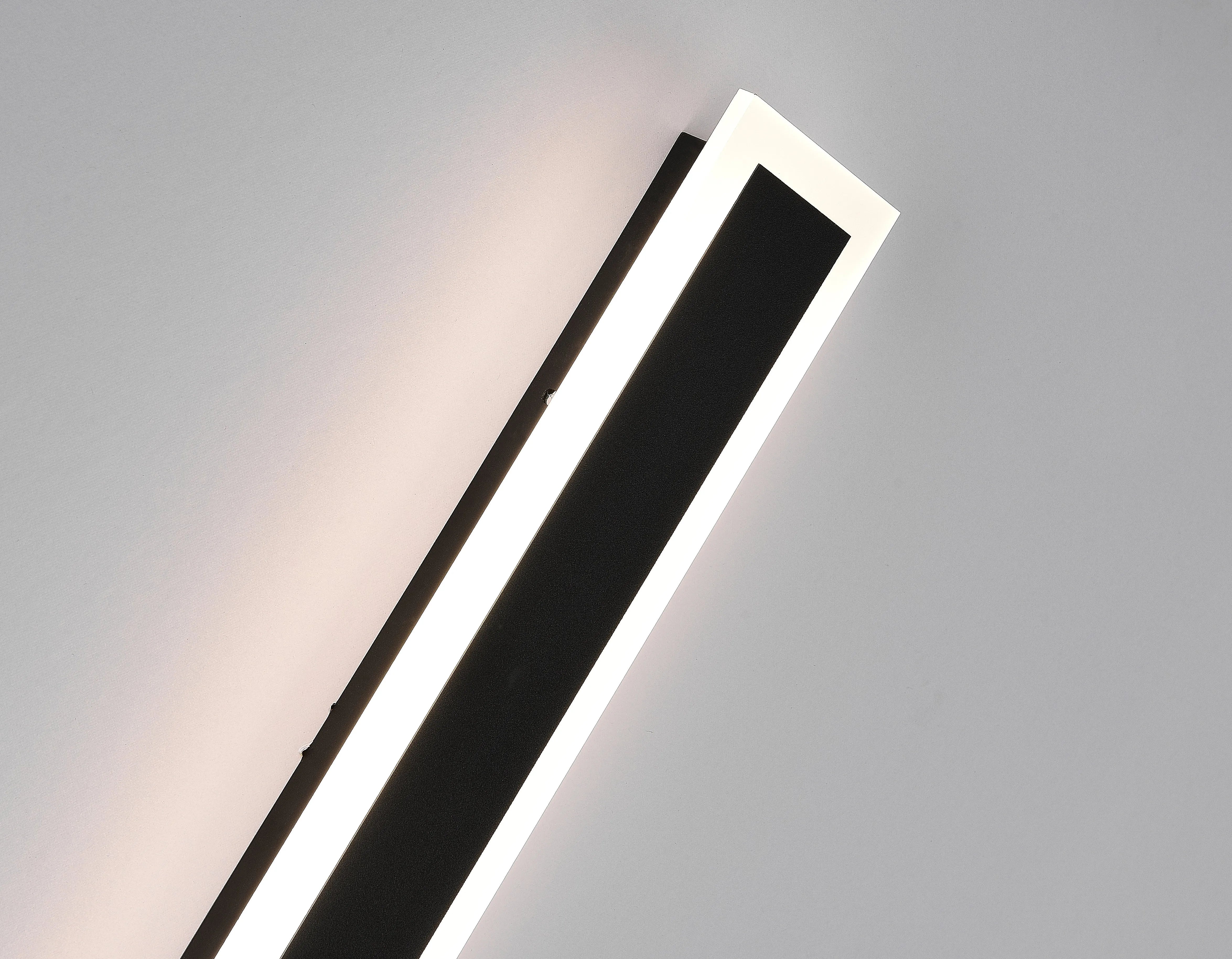 Black Linear LED Outdoor Wall Light