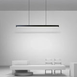 Linear Metal White LED Kitchen Pendant Light