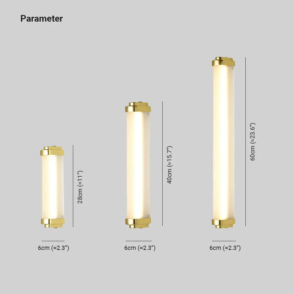 Glass Tube LED Outdoor Wall Lights