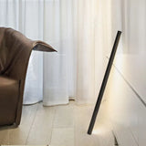 Black Rectangular Linear LED Floor Lamp