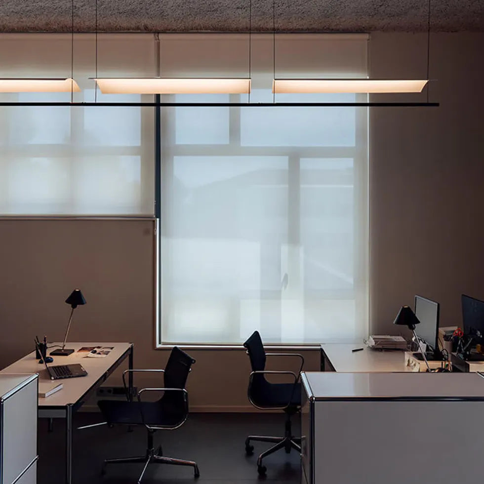 Minimalist Linear Office Hanging Pendant Light