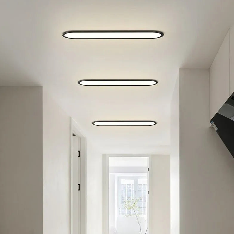 Oval White LED Recessed Ceiling Light