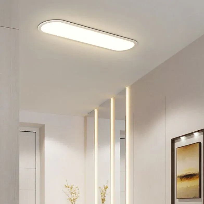 Oval White LED Recessed Ceiling Light