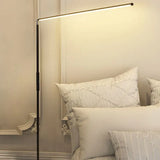 Linear Minimalist Modern Plug-In Floor Lamp