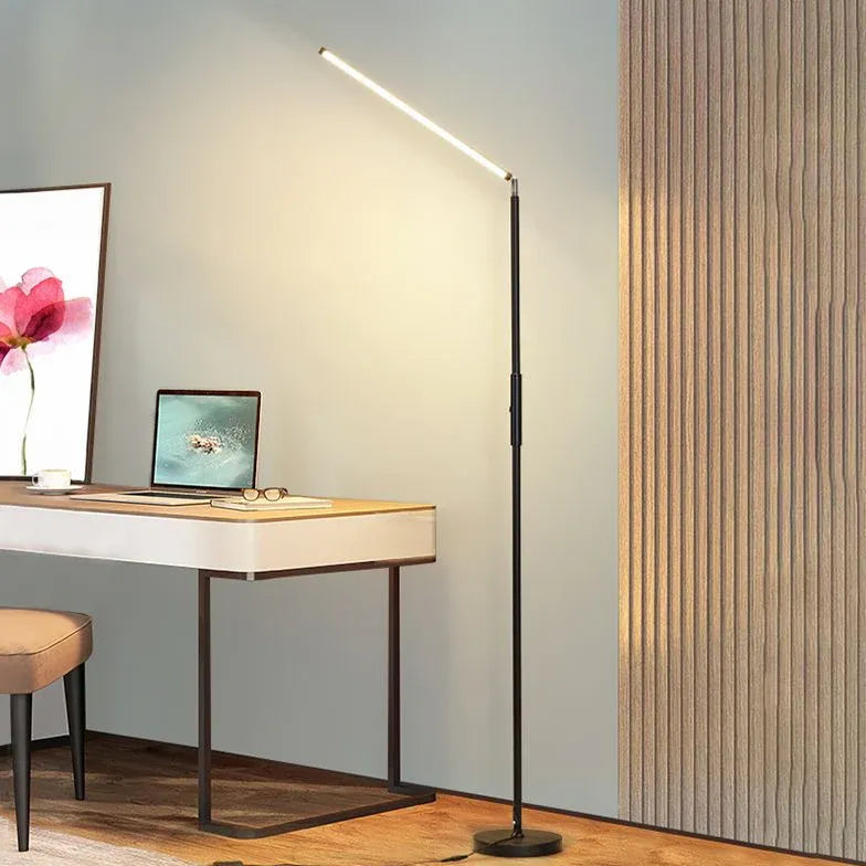 Linear Minimalist Modern Plug-In Floor Lamp