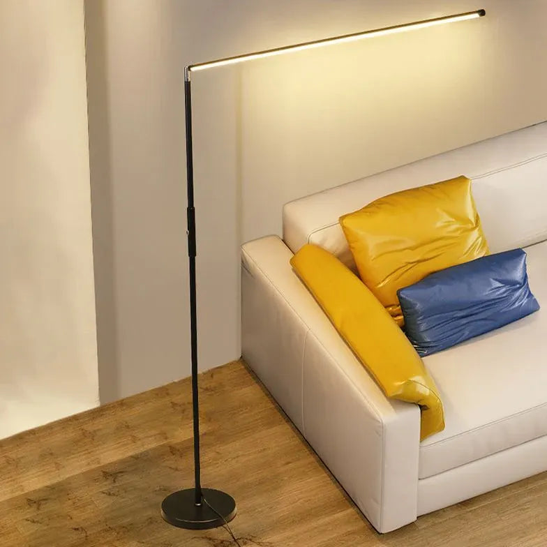 Linear Minimalist Modern Plug-In Floor Lamp