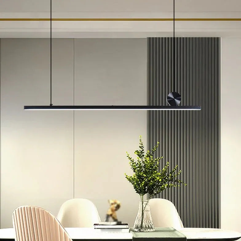 Minimally Linear Dining Room Pendant Light