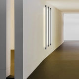 minimal wall lights LED black