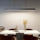 Rectangular Metal Modern Dining Room Pendant Light